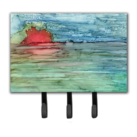 Jensendistributionservices Abstract Sunset on the Water Leash or Key Holder MI1711353